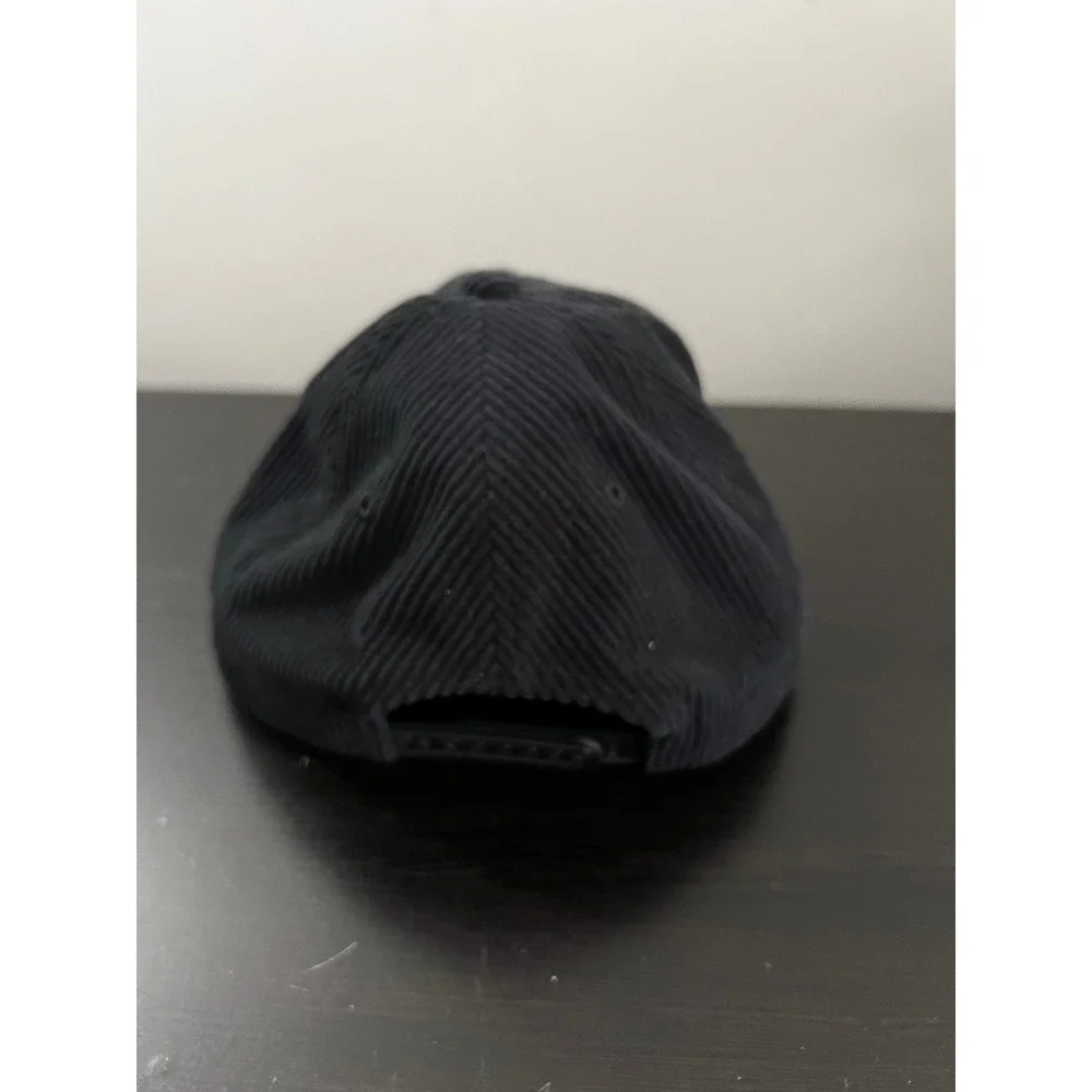 47 Brand Pittsburgh Steelers Black Corduroy Snapback Hat Green Underbrim NFL Cap